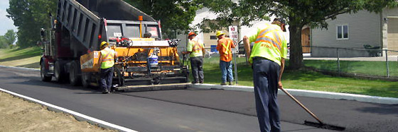 Paving of Driveways, Roadways, and Parking Lots